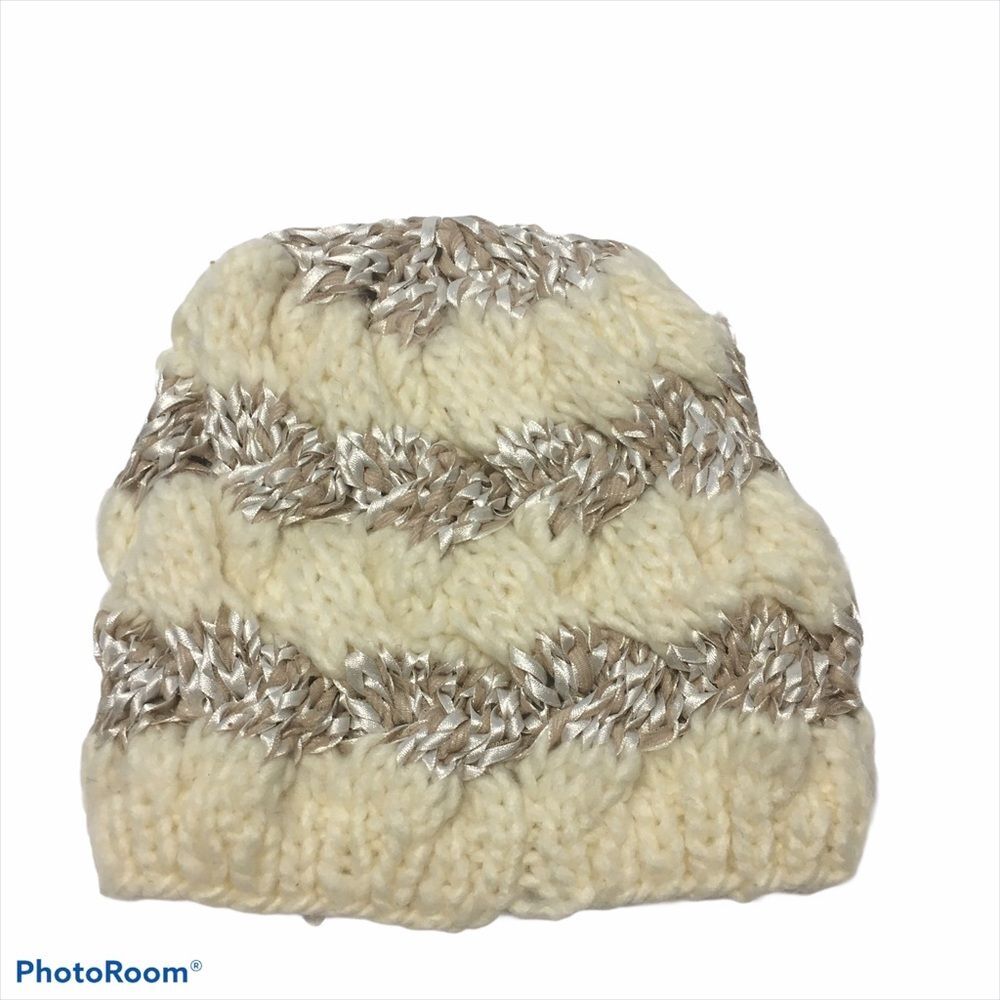 American Rag Wool Blend Beanie Hat Ski Ribbon Cap